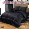 Emboss Velvet Bedsheet Desings