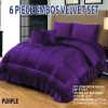 Emboss Velvet Bedsheet