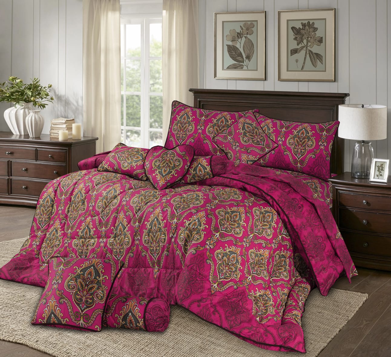 razai set 10pcs red