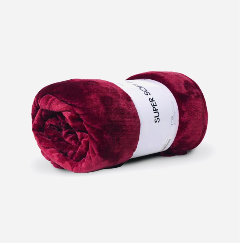 FLEECE BLANKET RED