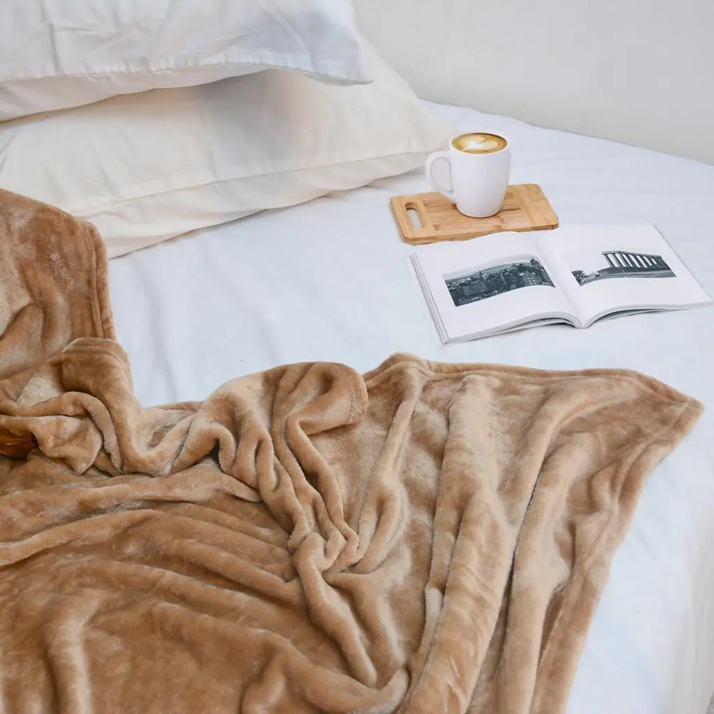 FLEECE BLANKET KHAKI