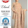 bareeze embroidered dhanak suit