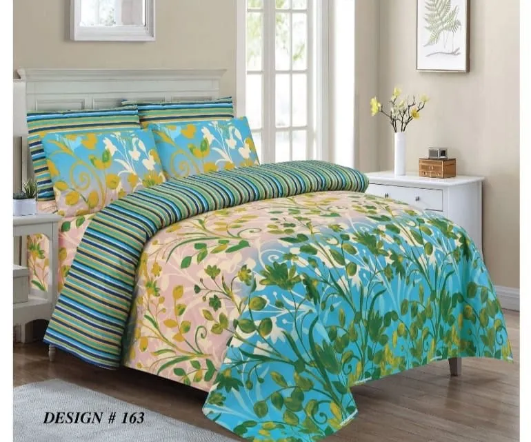 King Size Cotton Bedsheet 3PC