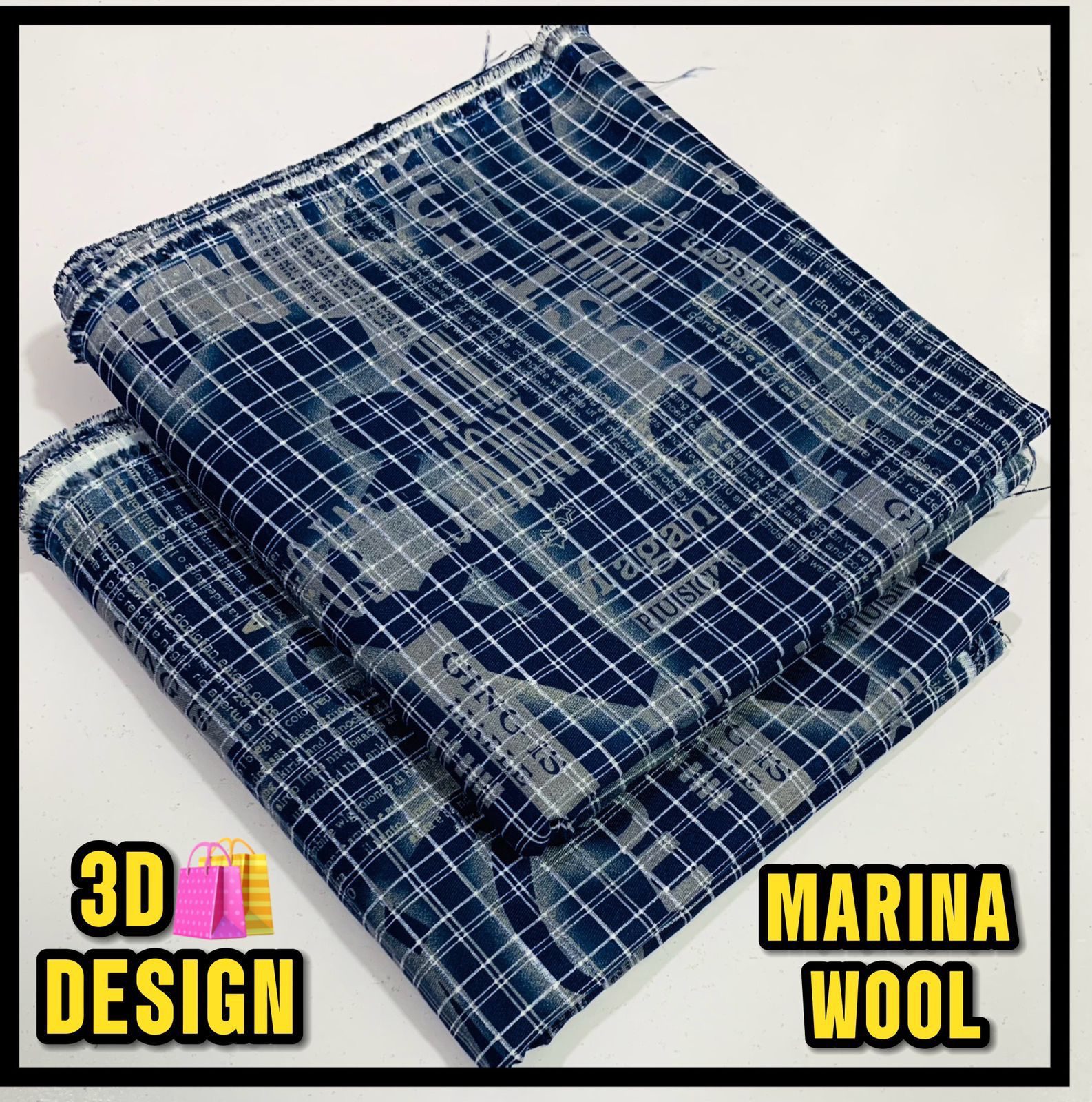 All Over Digital Printed Marina Wool-2PC