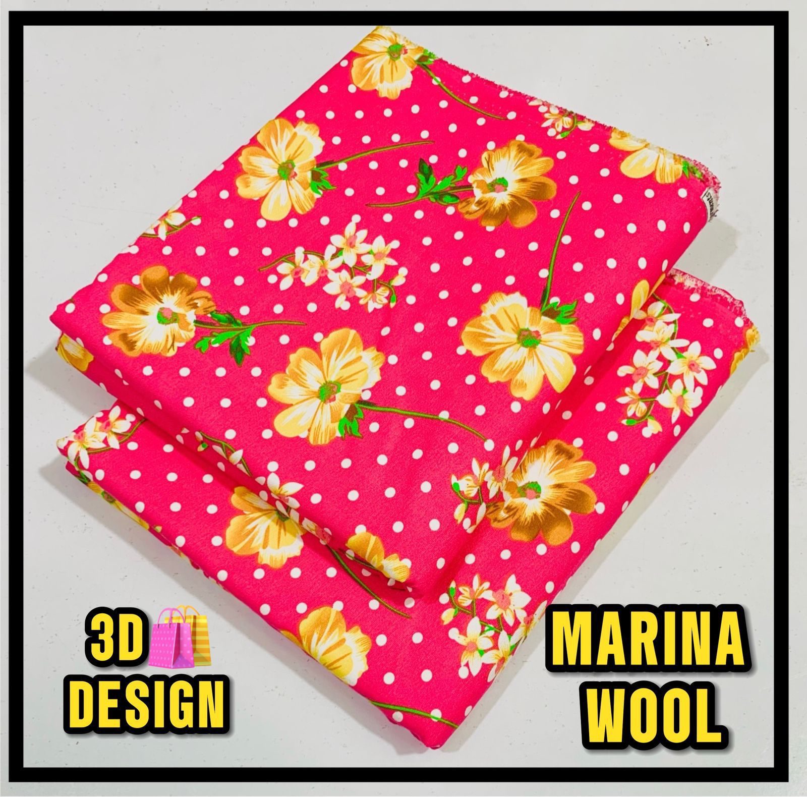 All Over Digital Printed Marina Wool-2PC