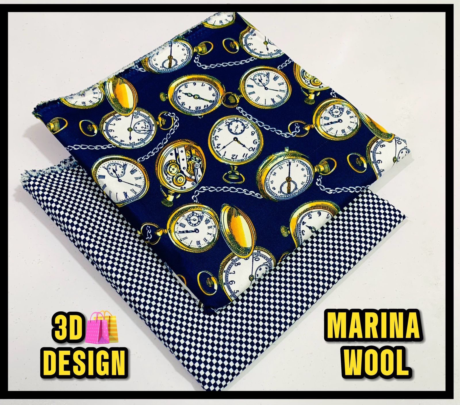 All Over Digital Printed Marina Wool-2PC
