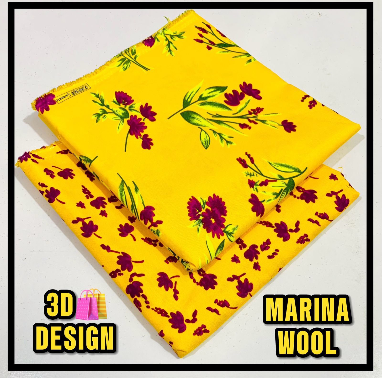 All Over Digital Printed Marina Wool-2PC