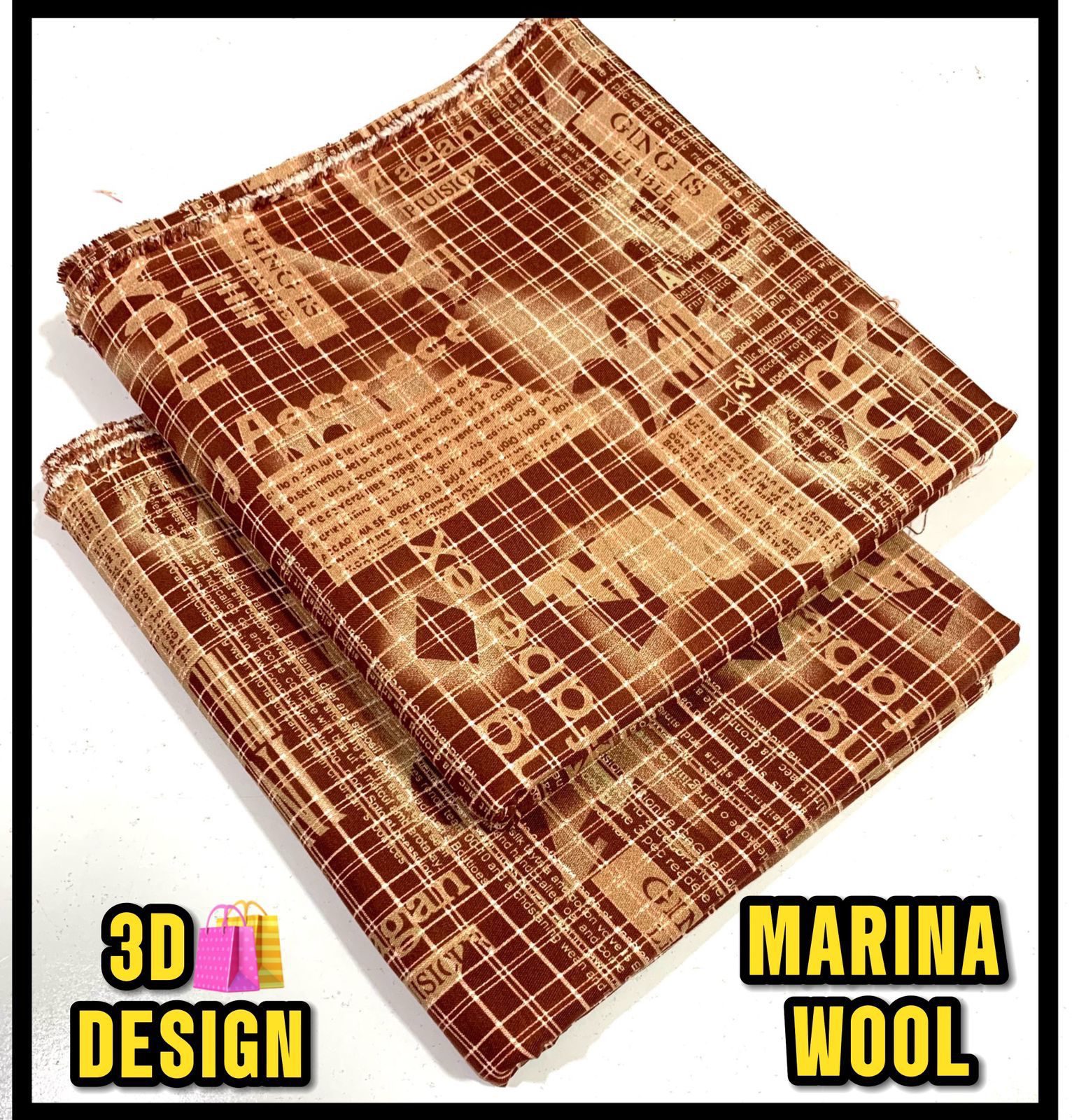 All Over Digital Printed Marina Wool-2PC