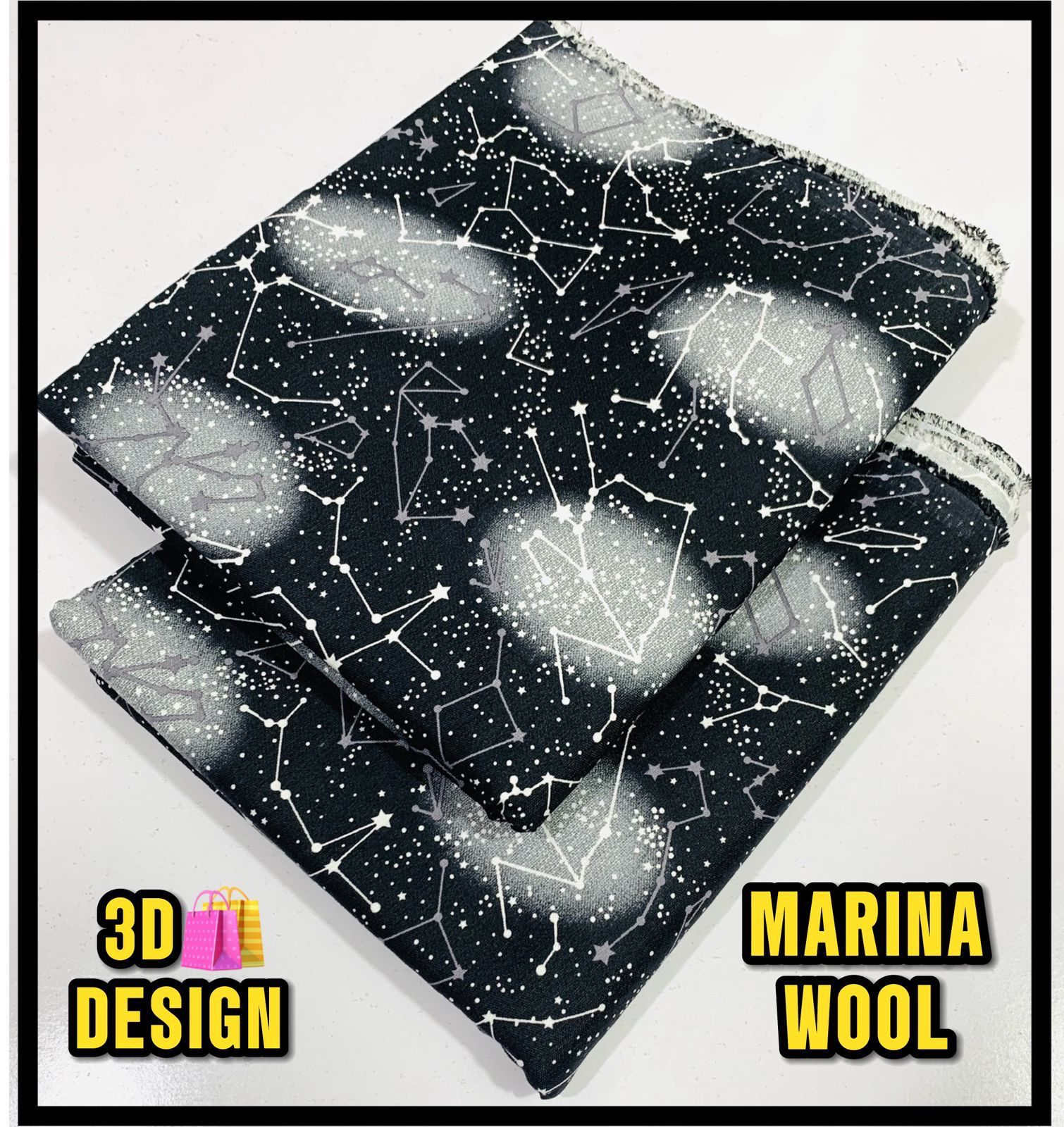 All Over Digital Printed Marina Wool-2PC