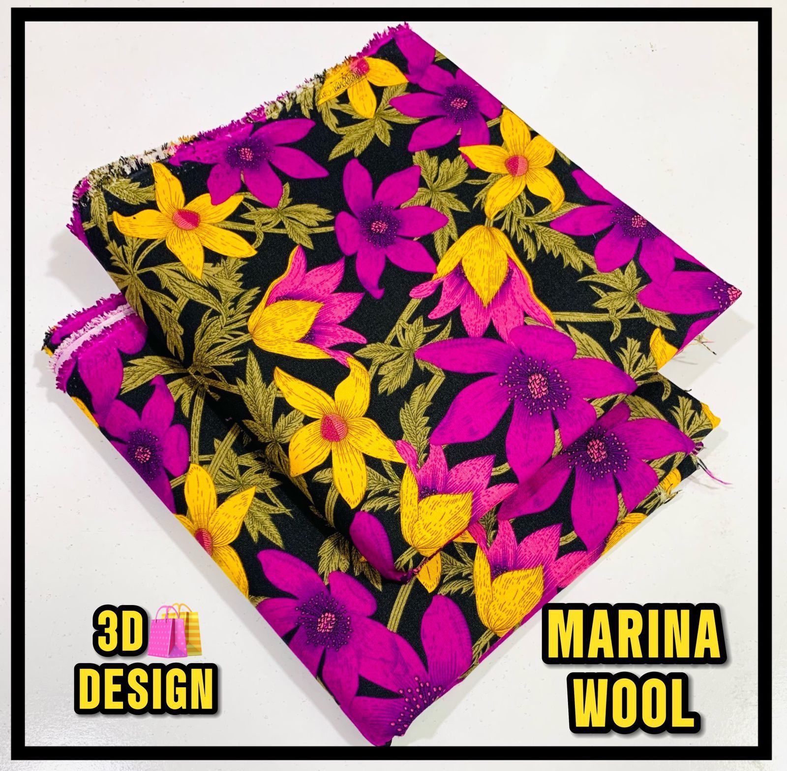 All Over Digital Printed Marina Wool-2PC