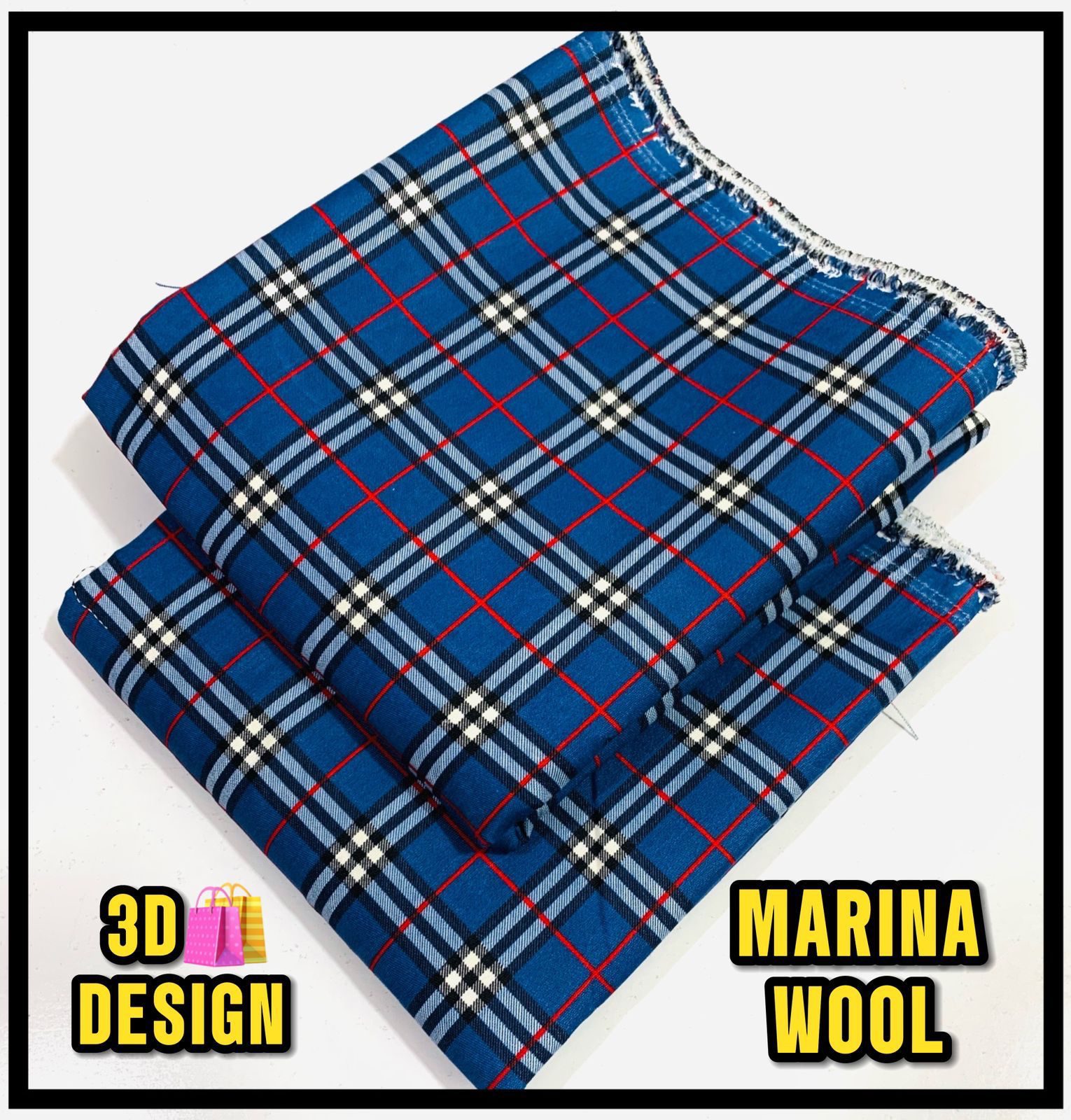 All Over Digital Printed Marina Wool-2PC