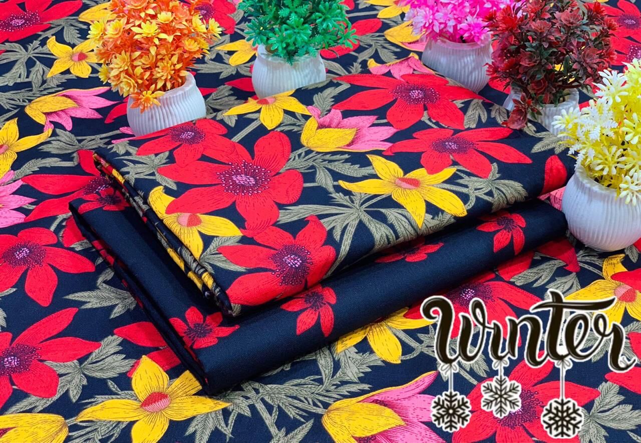 All Over Digital Printed Marina Wool-2PC