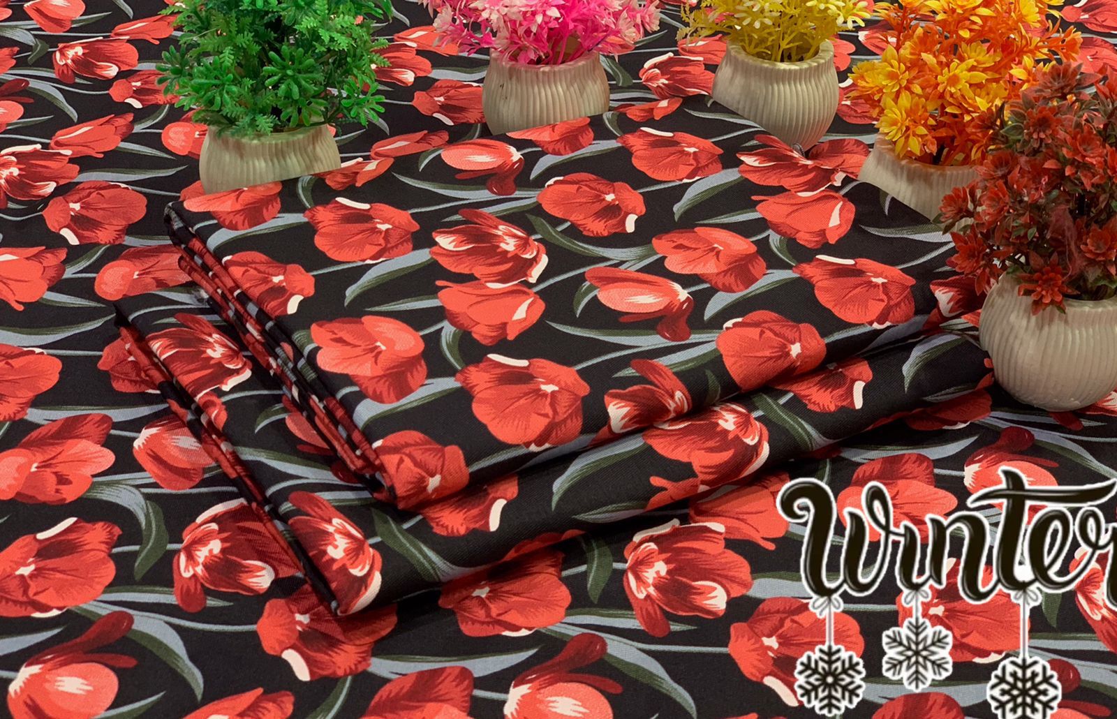 All Over Digital Printed Marina Wool-2PC