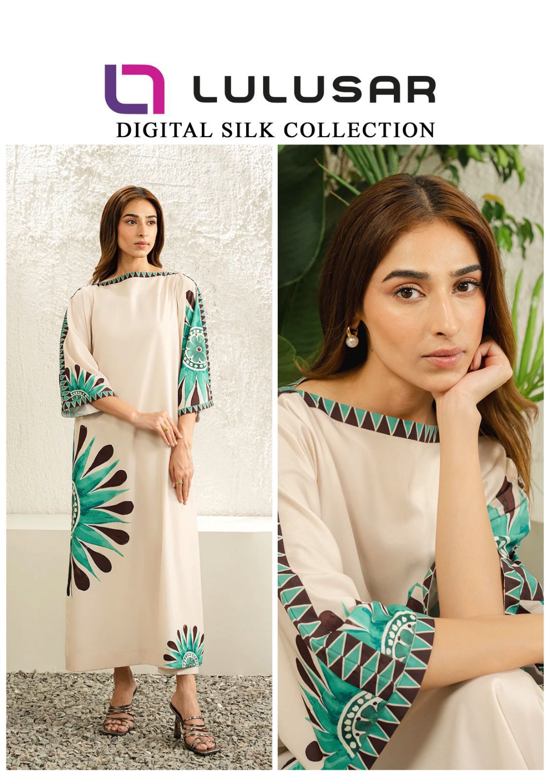 Lulusar Digital Printed Shamoz Silk-2PC