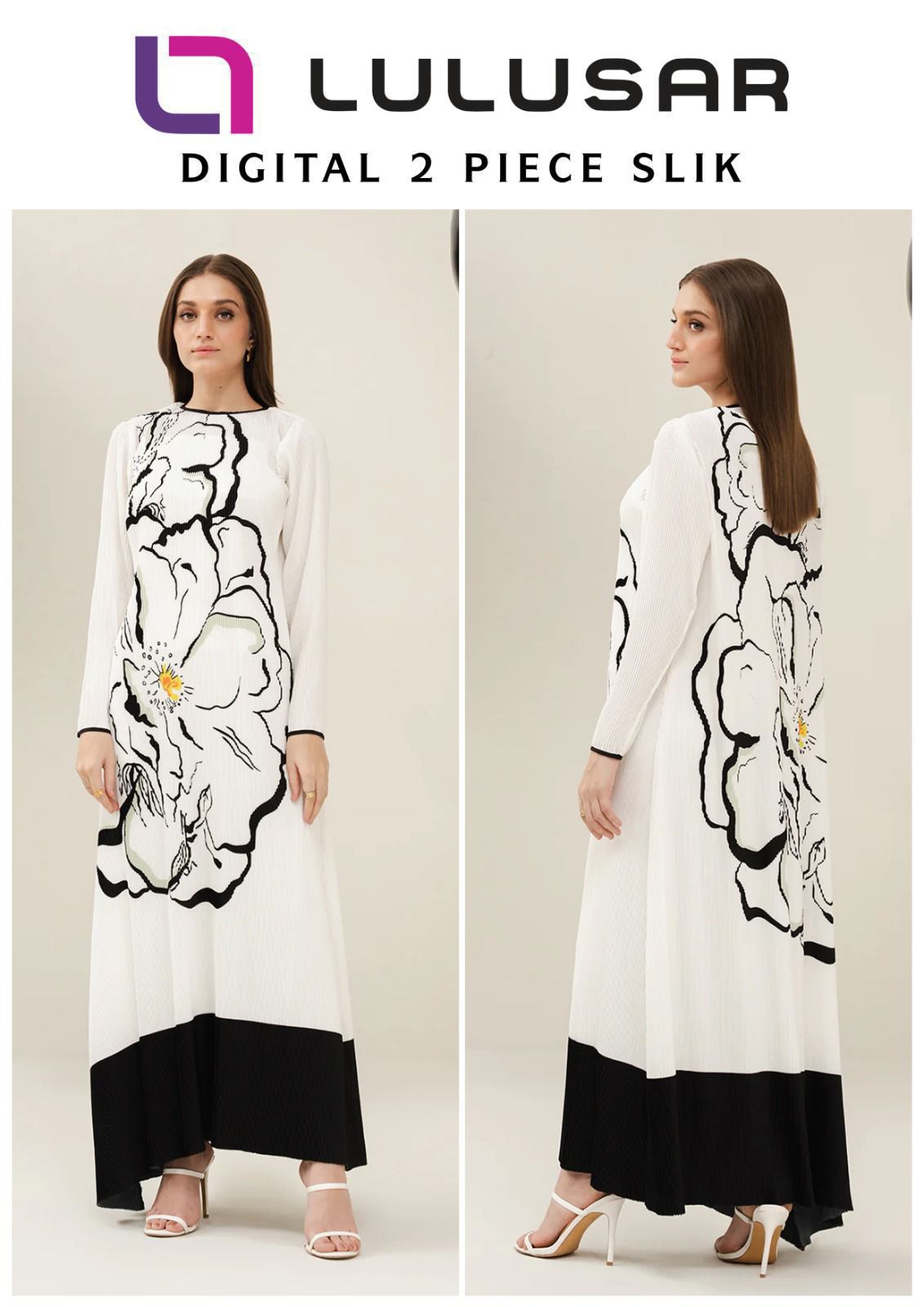 Lulusar Digital Printed Shamoz Silk-2PC