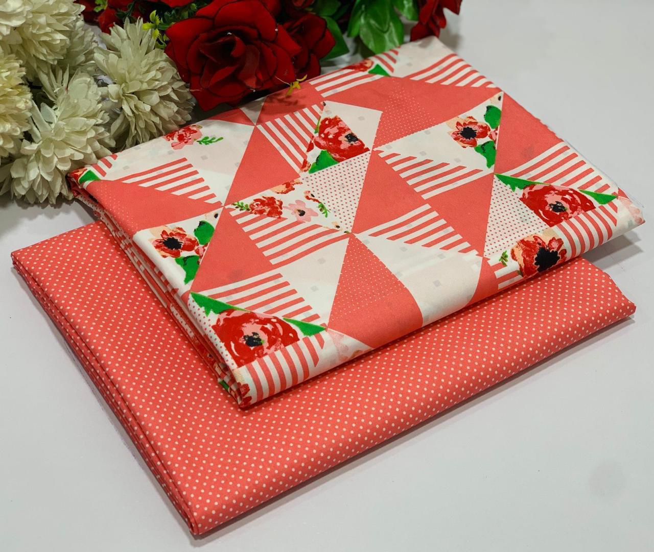 All Over Digital Printed Summer Cotton-2PC
