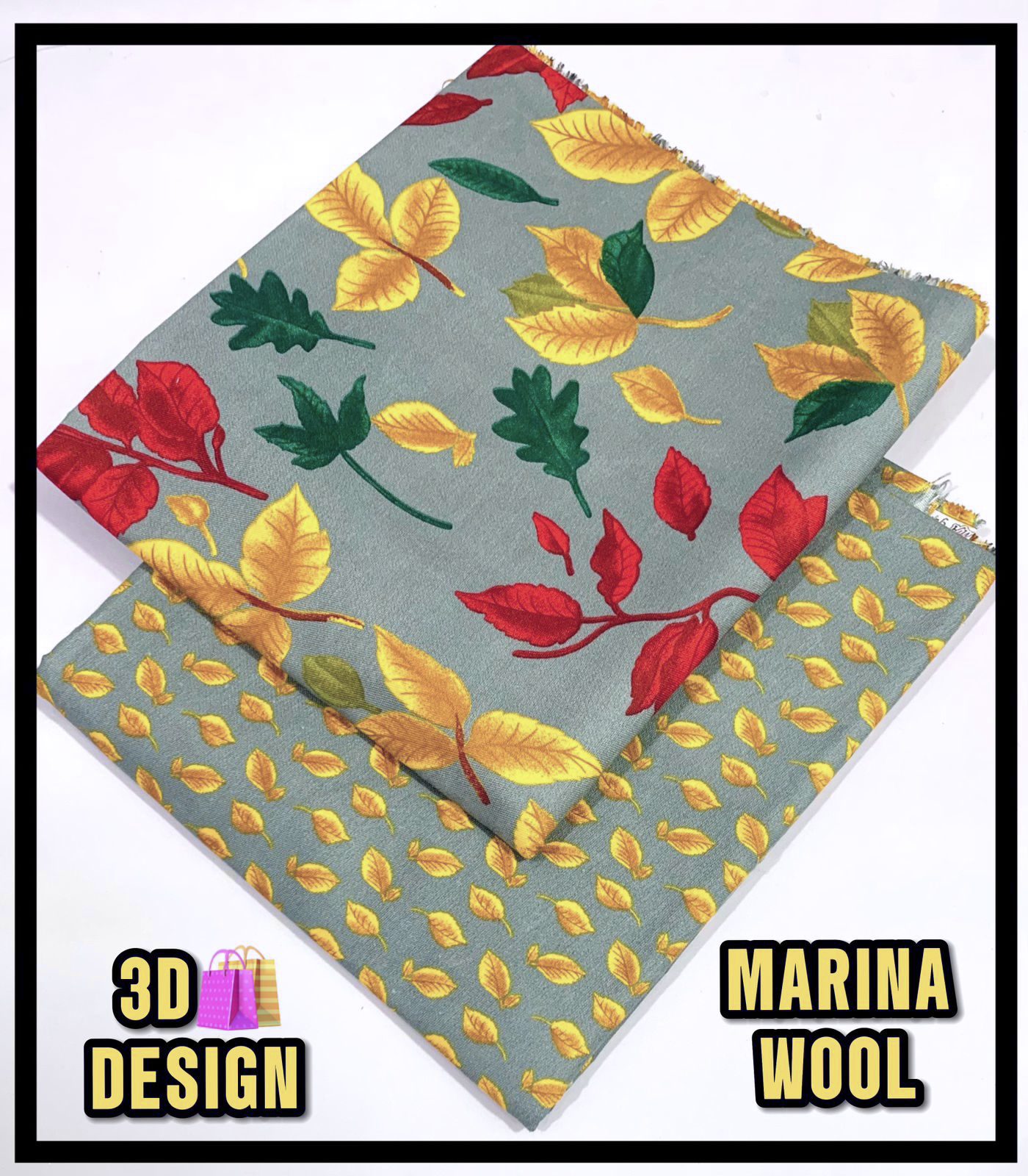 All Over Digital Printed Marina Wool-2PC