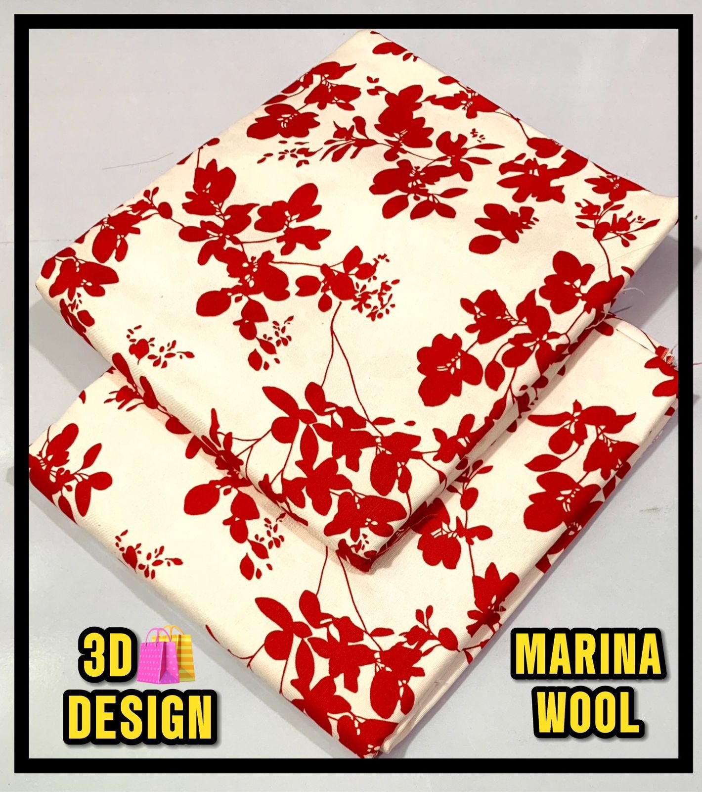 All Over Digital Printed Marina Wool-2PC