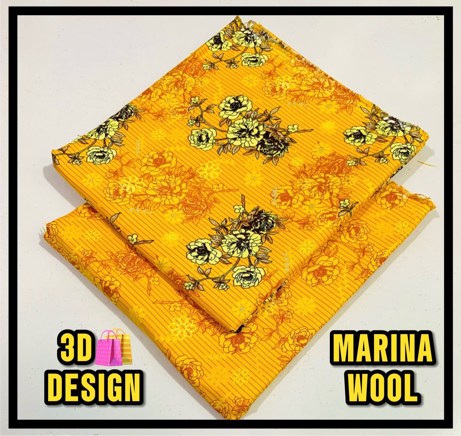 All Over Digital Printed Marina Wool-2PC