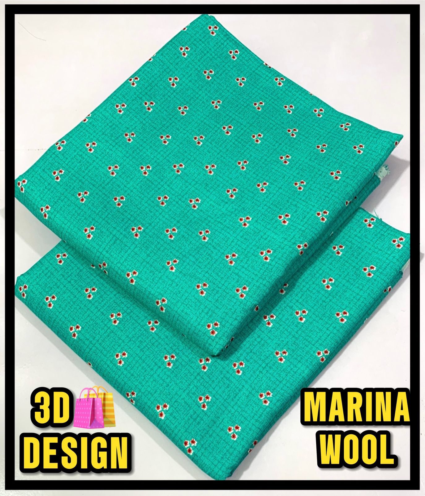 All Over Digital Printed Marina Wool-2PC