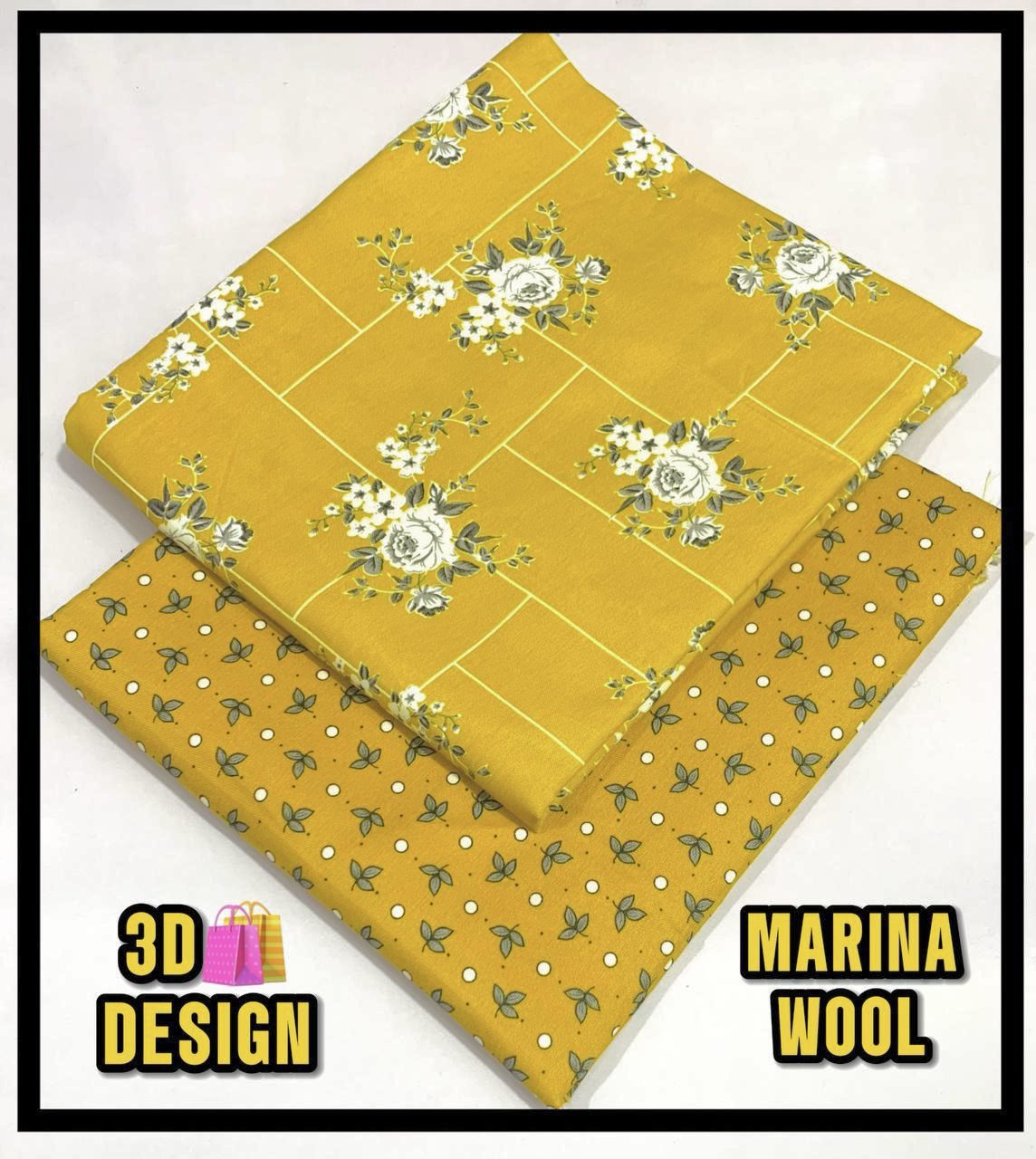 All Over Digital Printed Marina Wool-2PC