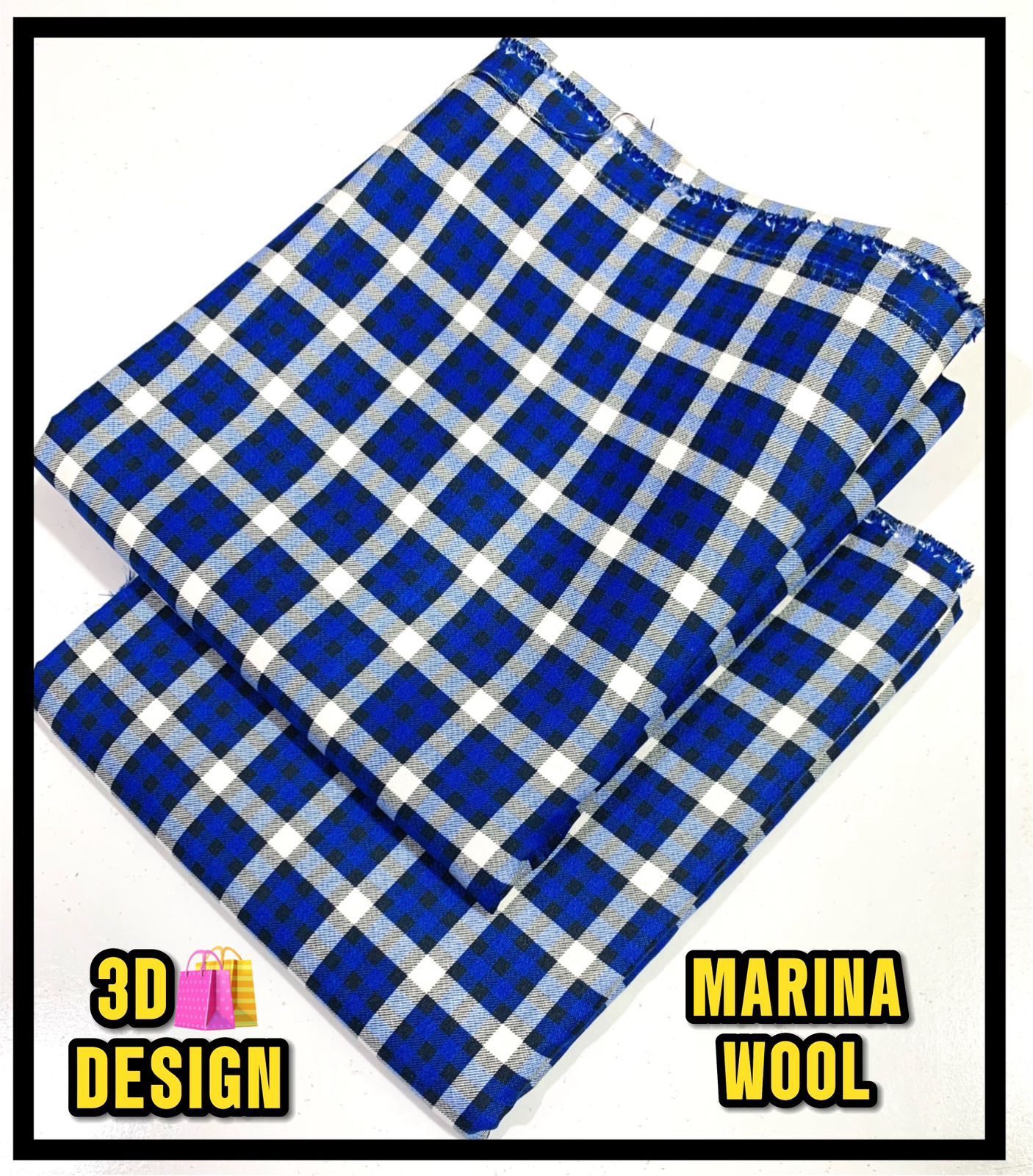 All Over Digital Printed Marina Wool-2PC