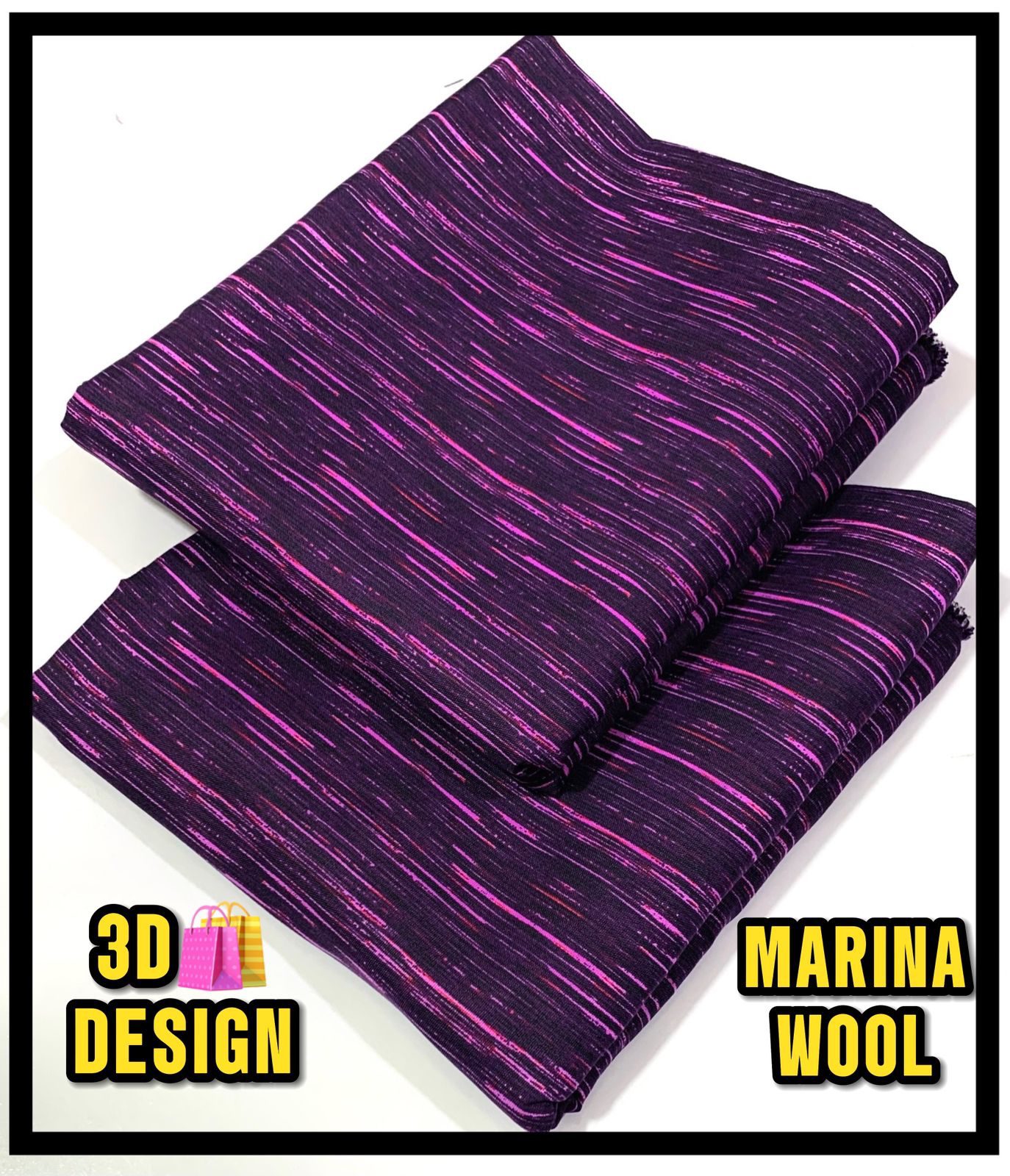 All Over Digital Printed Marina Wool-2PC