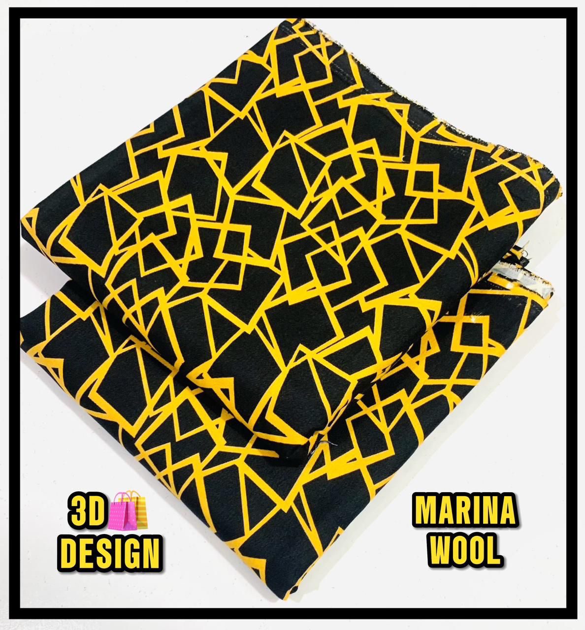 All Over Digital Printed Marina Wool-2PC