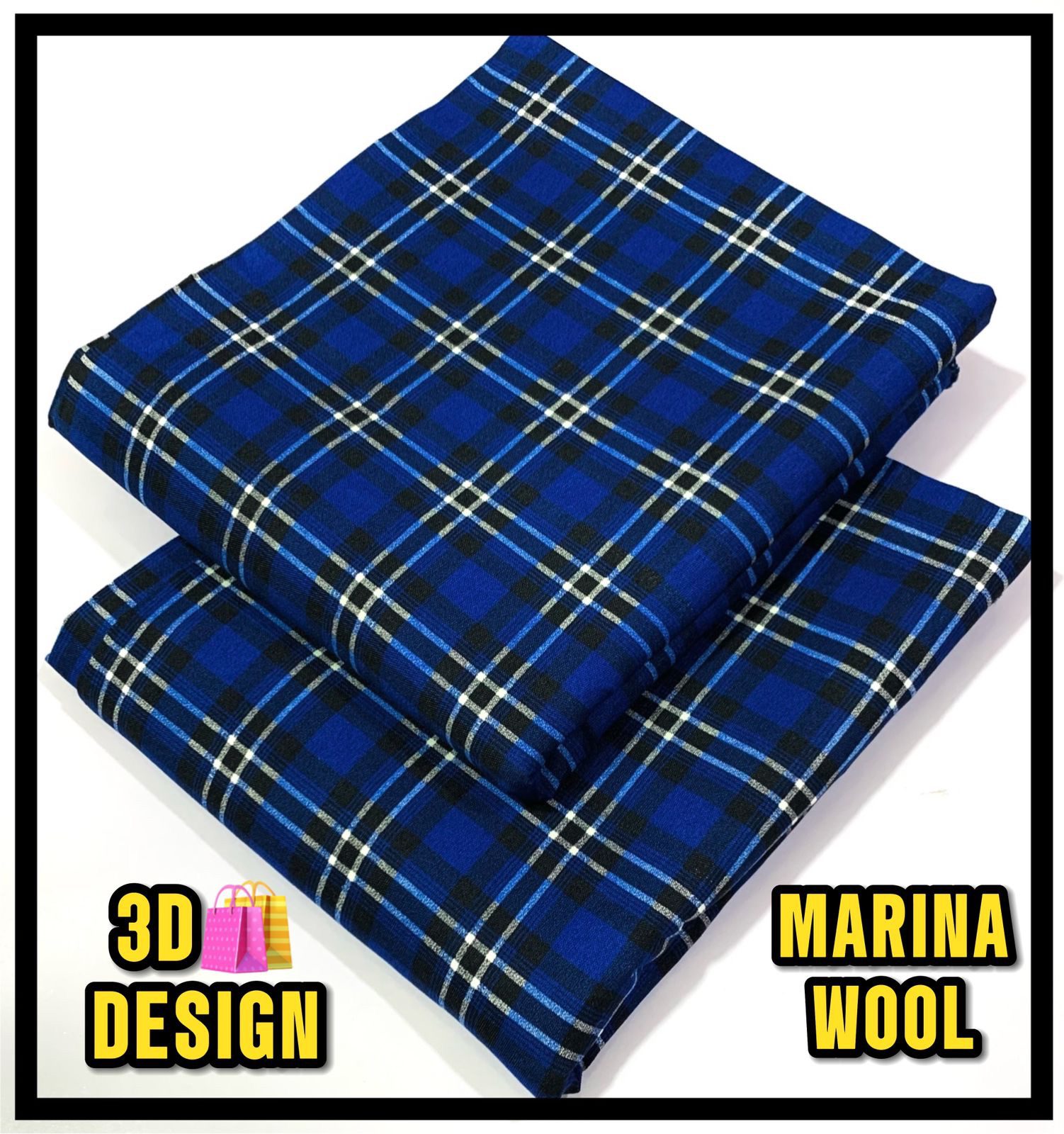 All Over Digital Printed Marina Wool-2PC