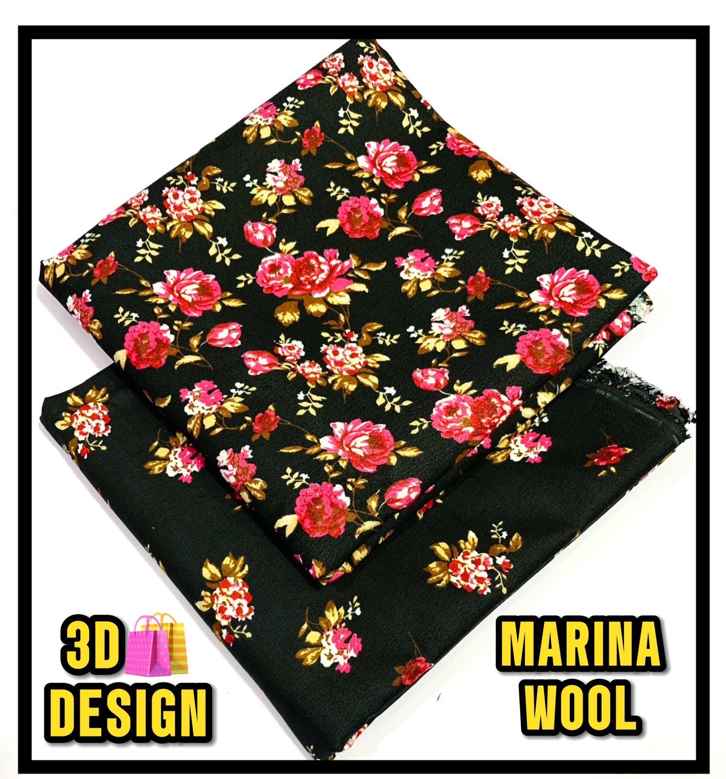 All Over Digital Printed Marina Wool-2PC
