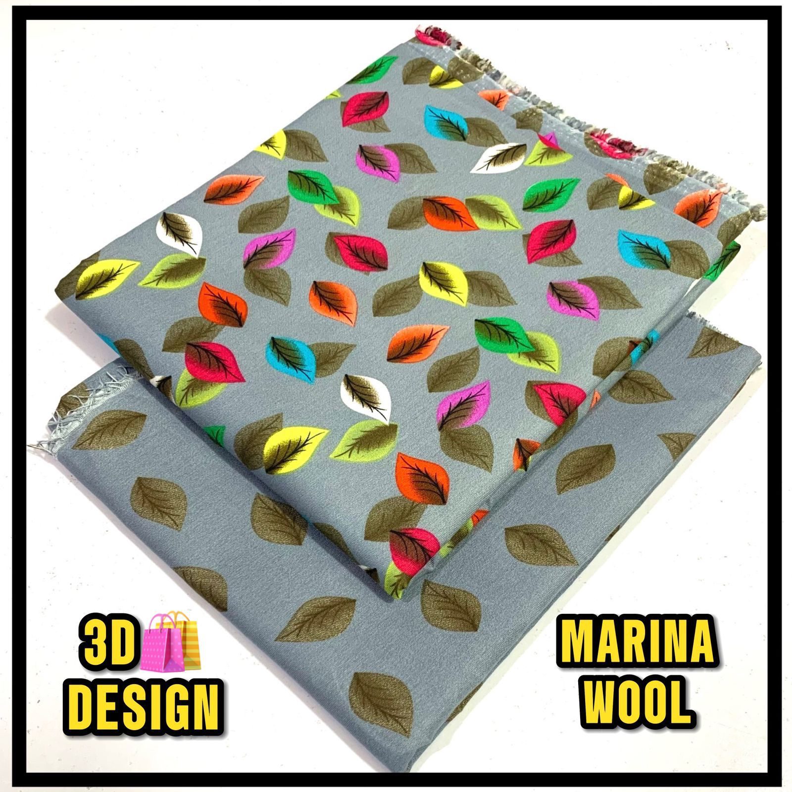 All Over Digital Printed Marina Wool-2PC