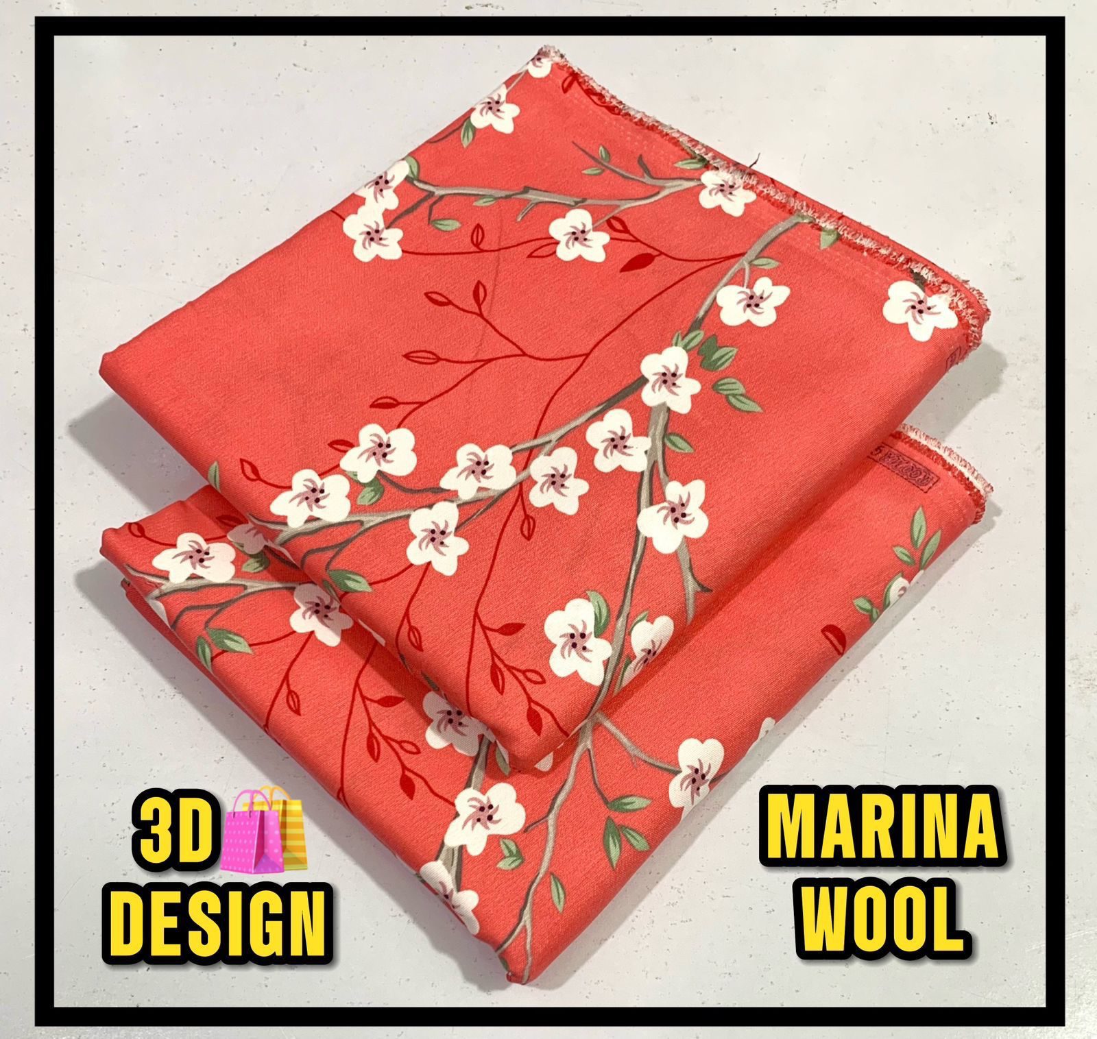 All Over Digital Printed Marina Wool-2PC