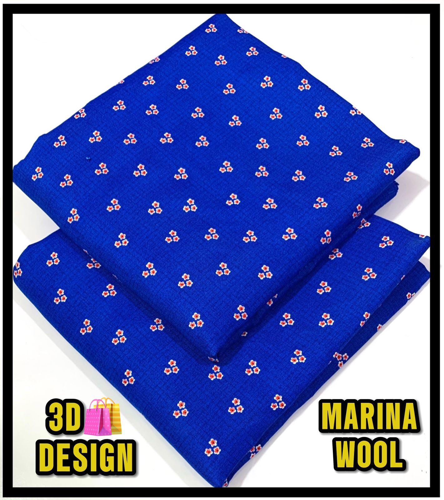 All Over Digital Printed Marina Wool-2PC
