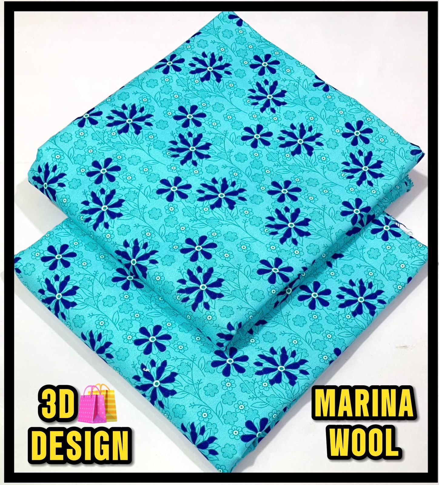 All Over Digital Printed Marina Wool-2PC