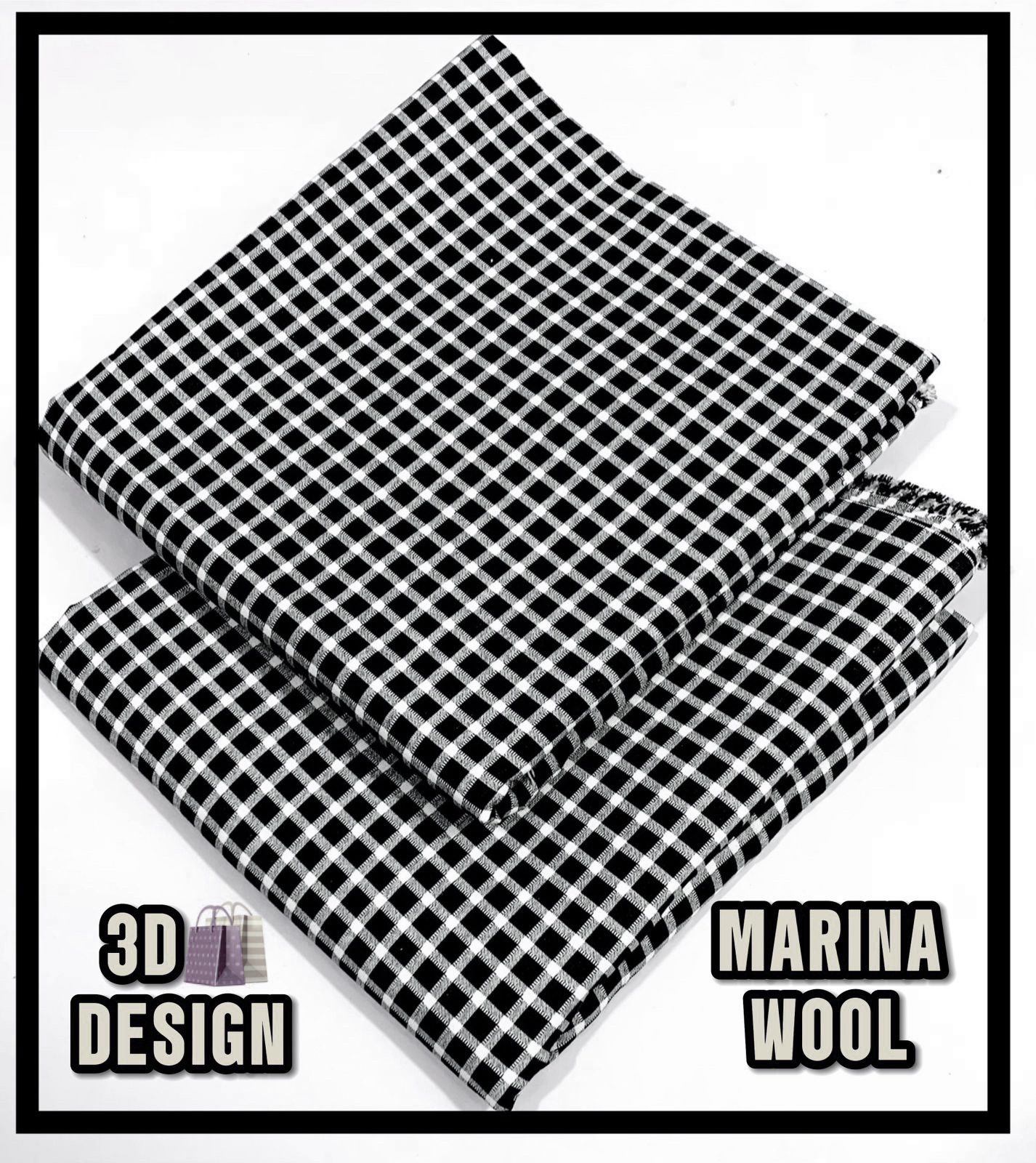 All Over Digital Printed Marina Wool-2PC