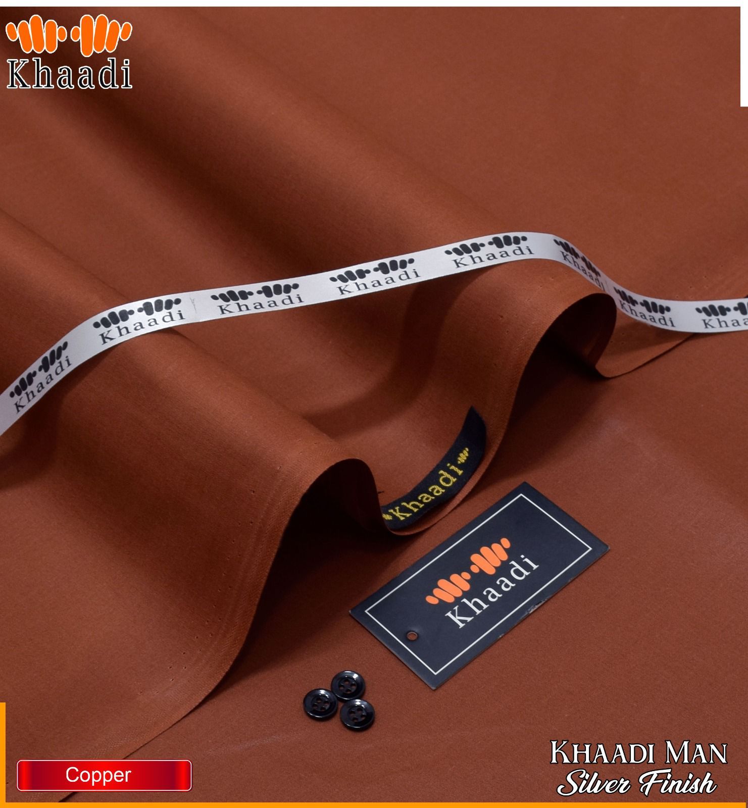 Khaadi Soft Cotton Men Unstitched Suit