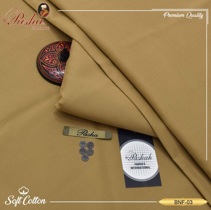 Pasha Cotton Men Unstitched Suit